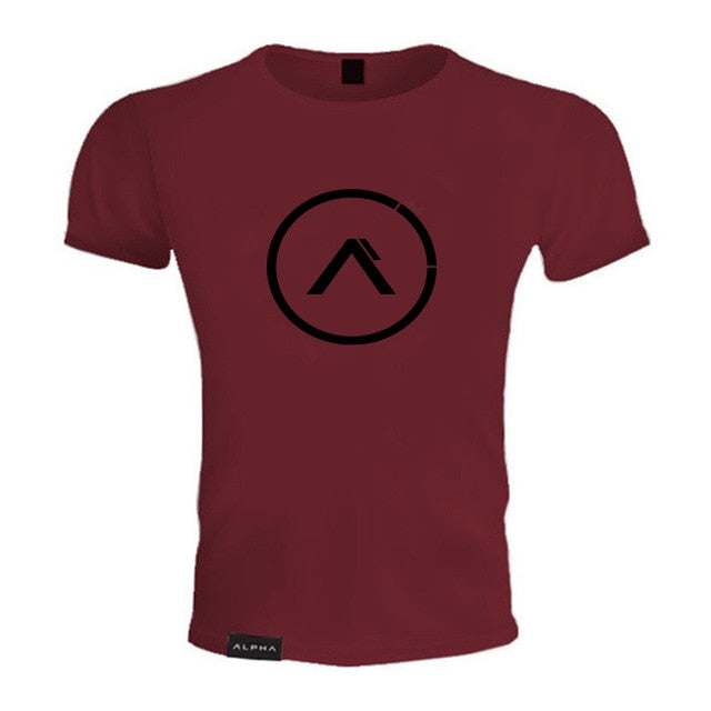 Brand Clothing Fitness T Shirt Men Fashion Extend Long Tshirt Summer Gyms short Mens T-shirt Cotton Bodybuilding Crossfit Tops