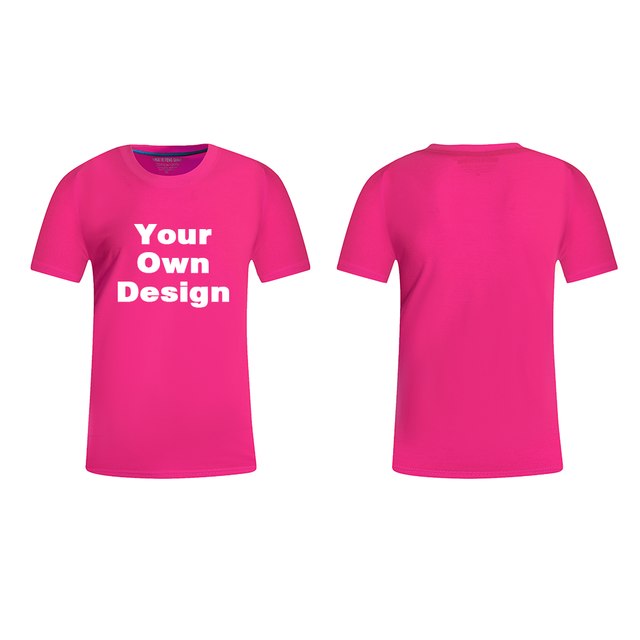 2019 Your OWN Design Brand Logo/Picture White Custom Men and women t-shirt Plus Size T Shirt Men Clothing