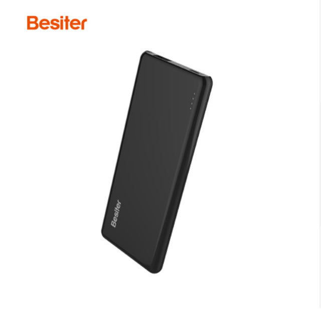 Besiter 10000mah Super Thin Slim Portable Fast Charger Dual USB Port For External Battery For iPhone For iPad For Mobile Phone