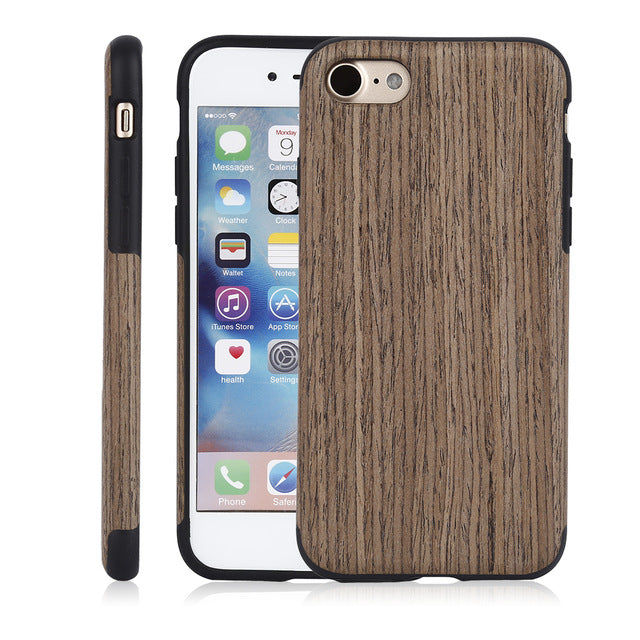 Mobile phone shell wood/Protective cover for mobile phone for Iphone 7 Mobile Smart Phone Drop Shipping