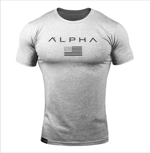 Men Fitness Clothes Bodybuilding T Shirts Gasp Short Sleeve Workout T-Shirt Muscle Shirts Tshirts Mens Top Tees