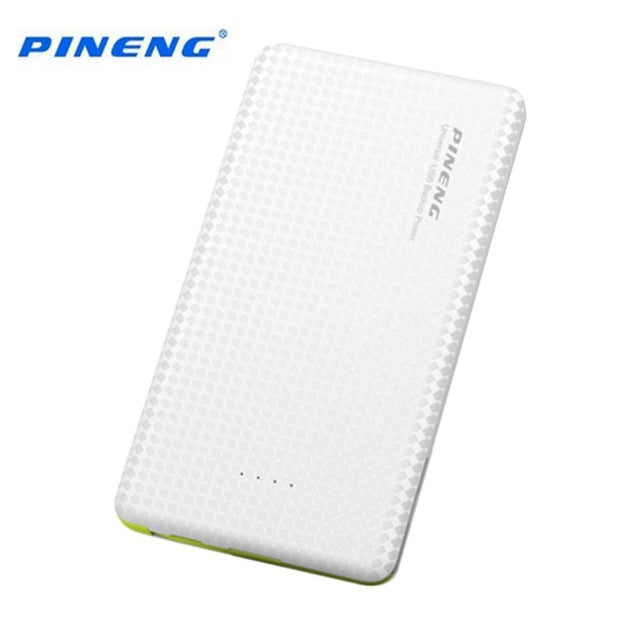 Original PINENG 5000mAh Mobile Power Bank Fast Charging External Battery Portable Charger Li-polymer Battery for Xiaomi Iphone