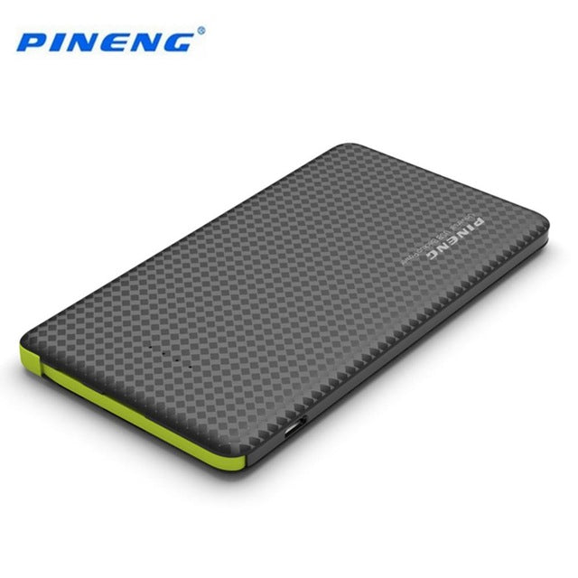 Original PINENG 5000mAh Mobile Power Bank Fast Charging External Battery Portable Charger Li-polymer Battery for Xiaomi Iphone