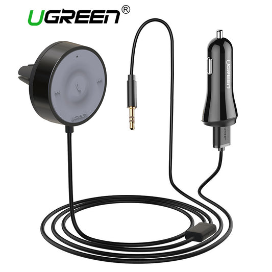 Ugreen USB Bluetooth Receiver Car Kit Adapter 4.1 Wireless Speaker Audio Cable Free for USB car charger for iPhone Handsfree