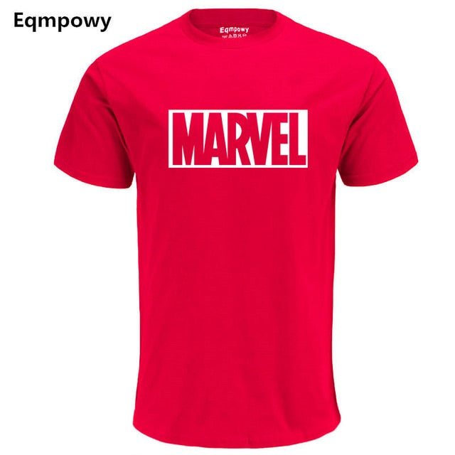 Eqmpowy 2017 New Fashion MARVEL t-Shirt men cotton short sleeves Casual male tshirt marvel t shirts men tops tees Free shipping