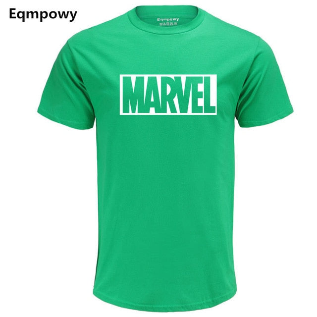 Eqmpowy 2017 New Fashion MARVEL t-Shirt men cotton short sleeves Casual male tshirt marvel t shirts men tops tees Free shipping