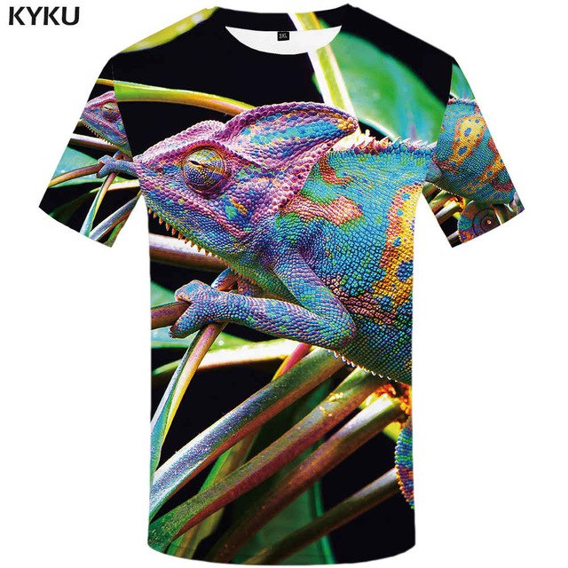 KYKU Brand Coconut Trees T shirt Sunlight Tops Beach Tees Hawaii Clothes  Clothing  Tshirt Men 3d T-shirt Mens Hip hop Ftness