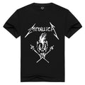 Men/Women Rock band Metallica t shirt ride the lightning tshirts Summer Tops Tees T-shirt Men Thrash Metal t-shirts Plus Size