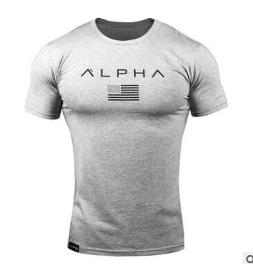 New  Clothing Fashion T Shirt Men Cotton Breathable Mens Short Sleeve Fitness t-shirt Crossfit Gyms Tee Tight Casual Summer Top