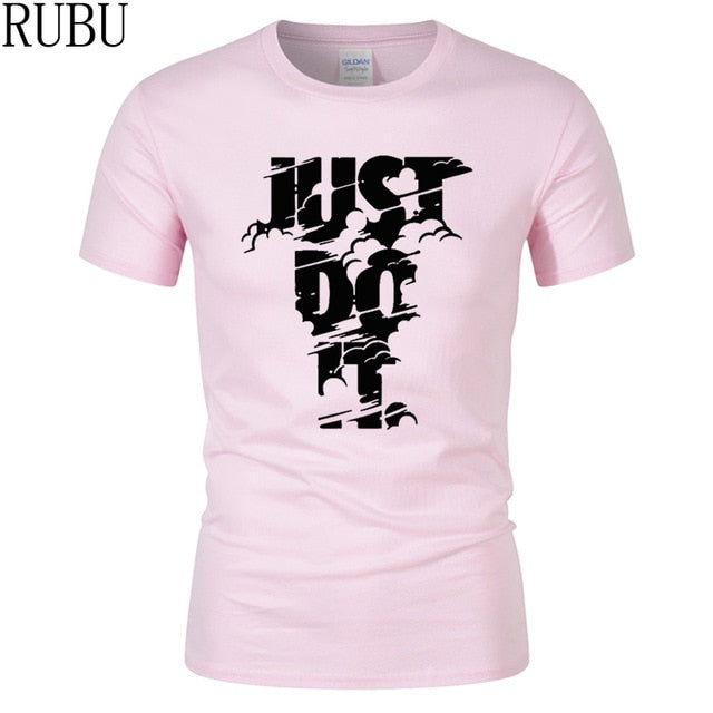 RUBU 2018 New High quality brand men T-shirt casual short sleeve o-neck fashion printed cotton t shirt men /woman tees shirt