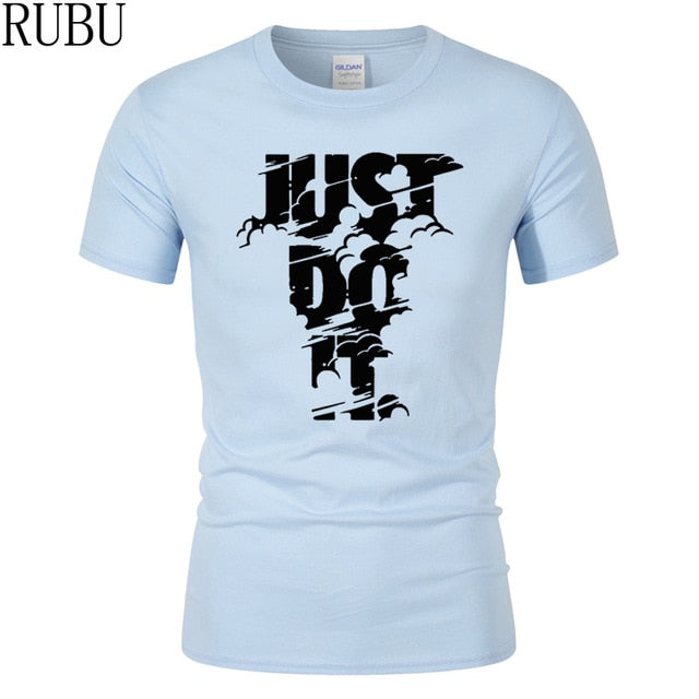 RUBU 2018 New High quality brand men T-shirt casual short sleeve o-neck fashion printed cotton t shirt men /woman tees shirt