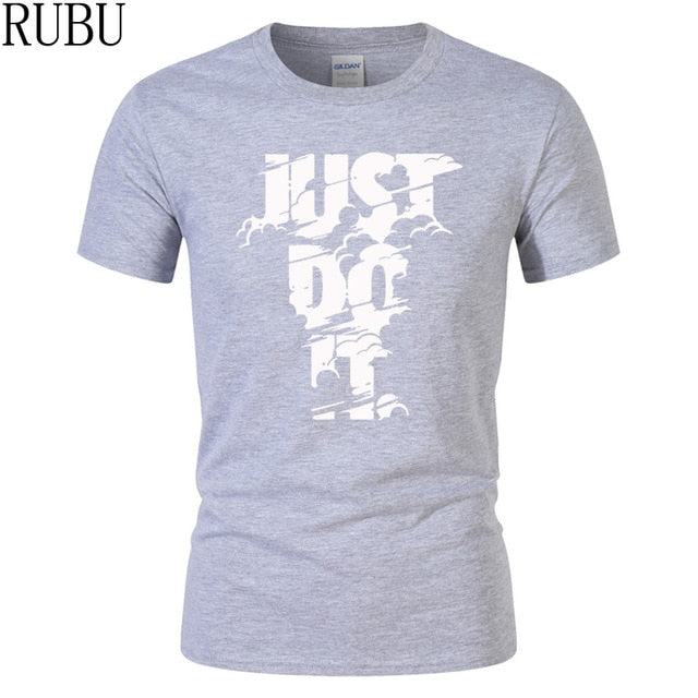 RUBU 2018 New High quality brand men T-shirt casual short sleeve o-neck fashion printed cotton t shirt men /woman tees shirt