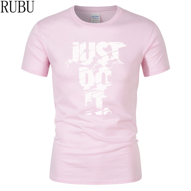 RUBU 2018 New High quality brand men T-shirt casual short sleeve o-neck fashion printed cotton t shirt men /woman tees shirt