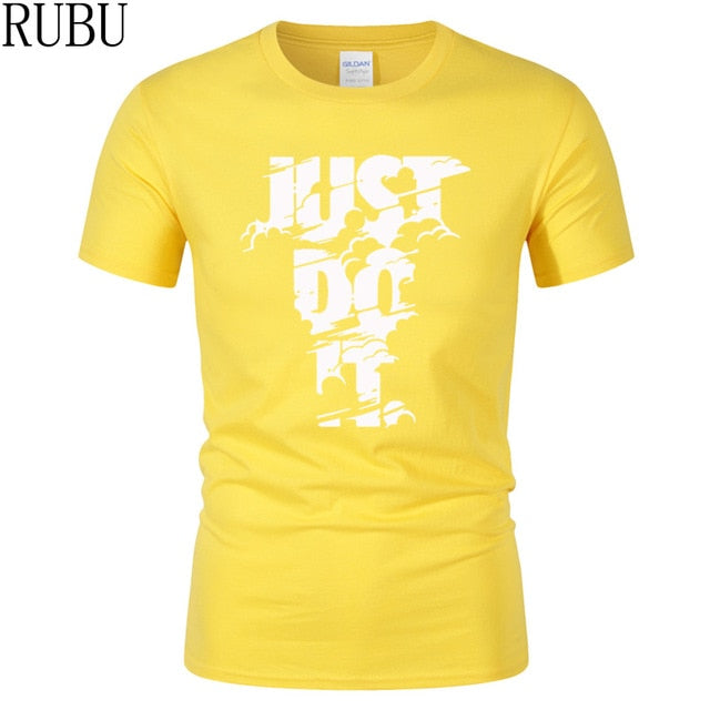 RUBU 2018 New High quality brand men T-shirt casual short sleeve o-neck fashion printed cotton t shirt men /woman tees shirt