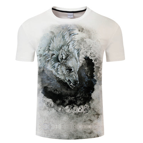 White t shirt 3D Skull tshirt Men T-shirt Male Top Summer Tee Quality Camiseta Short Sleeve O-neck Hip Hop Drop ship ZOOTOPBEAR