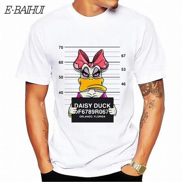 E-BAIHUI new mickey print tees mouse t-shirt men tops hip hop casual funny dog cartoon tshirt homme comfort cotton t shirt CG001