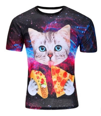 2018 Newest Summer Style Fashion Print Short sleeved Tees Men Black And White Vertigo Hypnotic colorful Printing 3D T shirt