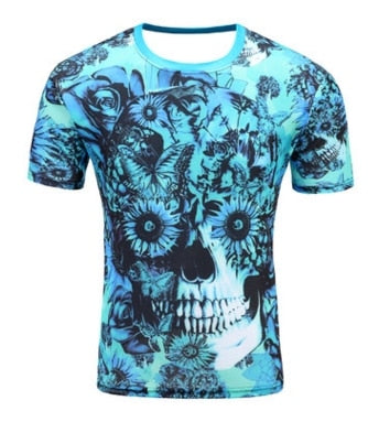 2018 Newest Summer Style Fashion Print Short sleeved Tees Men Black And White Vertigo Hypnotic colorful Printing 3D T shirt