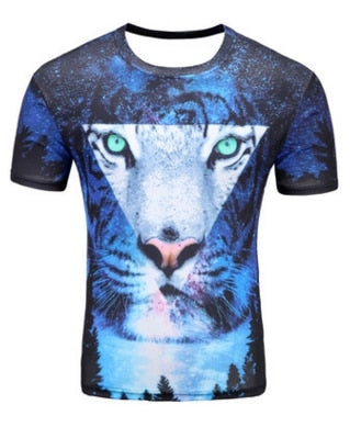 2018 Newest Summer Style Fashion Print Short sleeved Tees Men Black And White Vertigo Hypnotic colorful Printing 3D T shirt