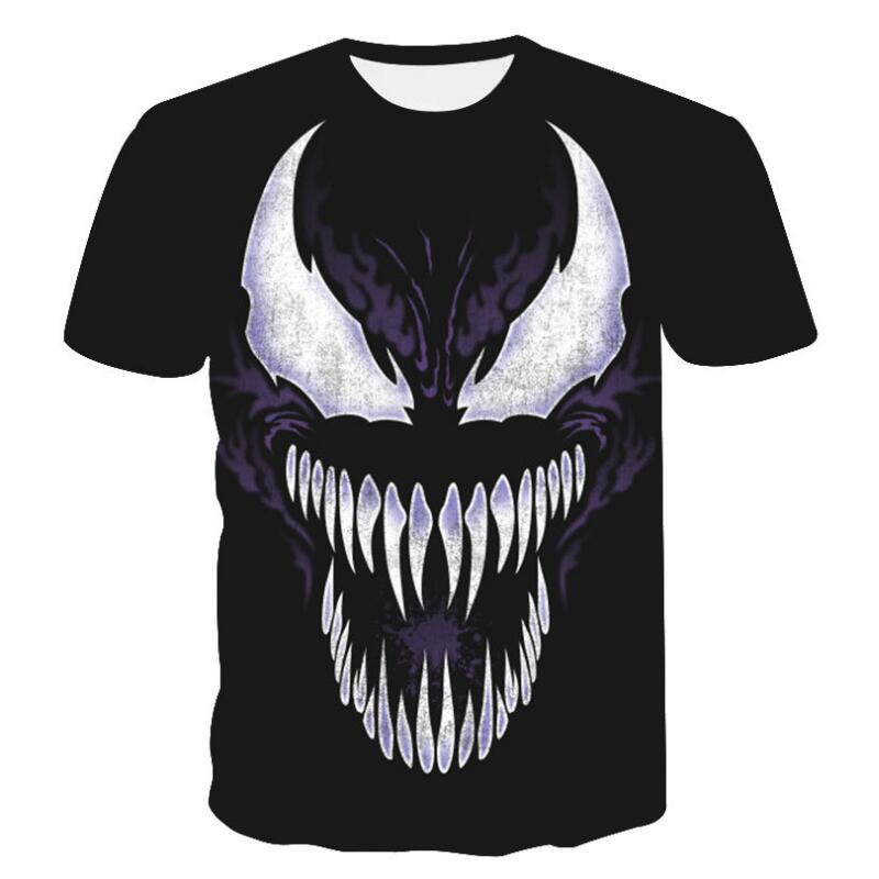 New arrive popular marvel movie venom t shirt men women 3D print fashion short sleeve tshirt streetwear casual summer tops S-4XL