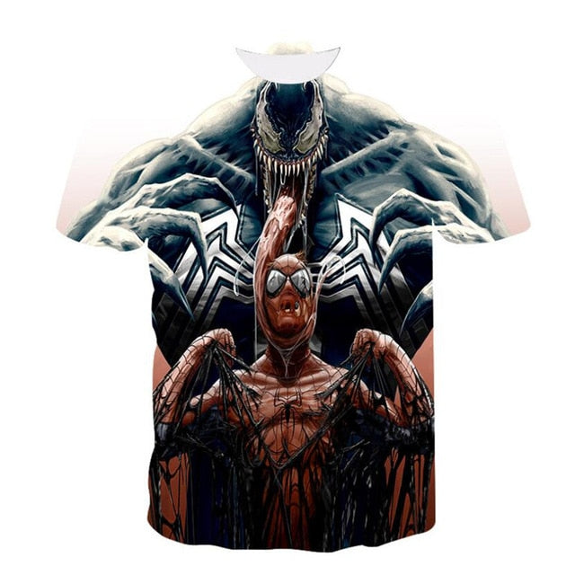 New arrive popular marvel movie venom t shirt men women 3D print fashion short sleeve tshirt streetwear casual summer tops S-4XL