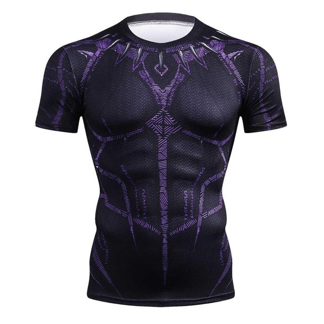 Raglan Sleeve Iron Spiderman 3D Printed T shirts Men Compression Shirts 2018 Summer NEW Cosplay Crossfit Tops For Male Fitness