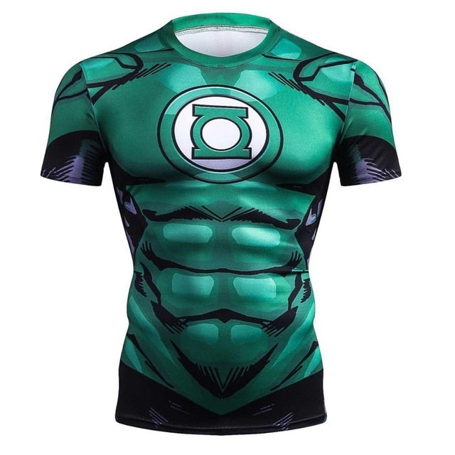 Raglan Sleeve Iron Spiderman 3D Printed T shirts Men Compression Shirts 2018 Summer NEW Cosplay Crossfit Tops For Male Fitness