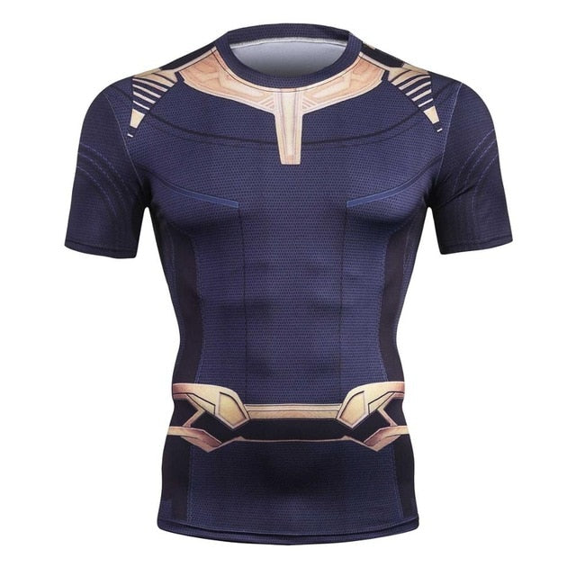 Raglan Sleeve Iron Spiderman 3D Printed T shirts Men Compression Shirts 2018 Summer NEW Cosplay Crossfit Tops For Male Fitness