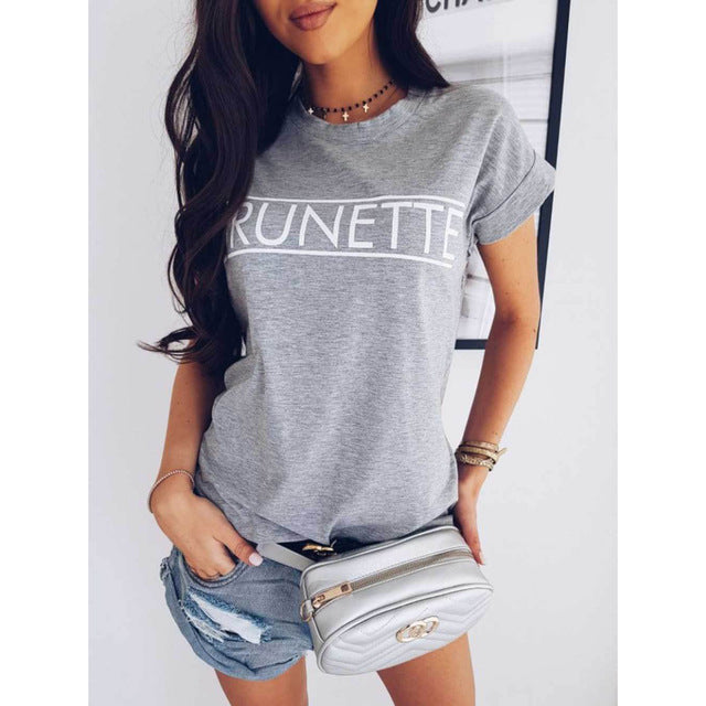 Fashion Summer Women Short Sleeve Basic T shirt Elegant Ladies Tee Shirt femme Casual Tops harajuku Hipster Cotton tshirt