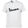 Vespa T Shirt Men 2017 Funny Vespa T-shirt 100% Cotton Summer Short Sleeve Round Neck Tees Male #194