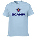 2017 New Men t shirts fashion Saab SCANIA t shirt Cotton O NECK short sleeved Printed t-shirt Summer tshirt #190