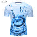 The New t shirts Fashion 3D t shirt With Print Design of vertigo tshirt Male Loose Streetwear t shirt men Tops Men's t-shirt