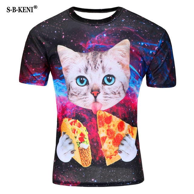 The New t shirts Fashion 3D t shirt With Print Design of vertigo tshirt Male Loose Streetwear t shirt men Tops Men's t-shirt