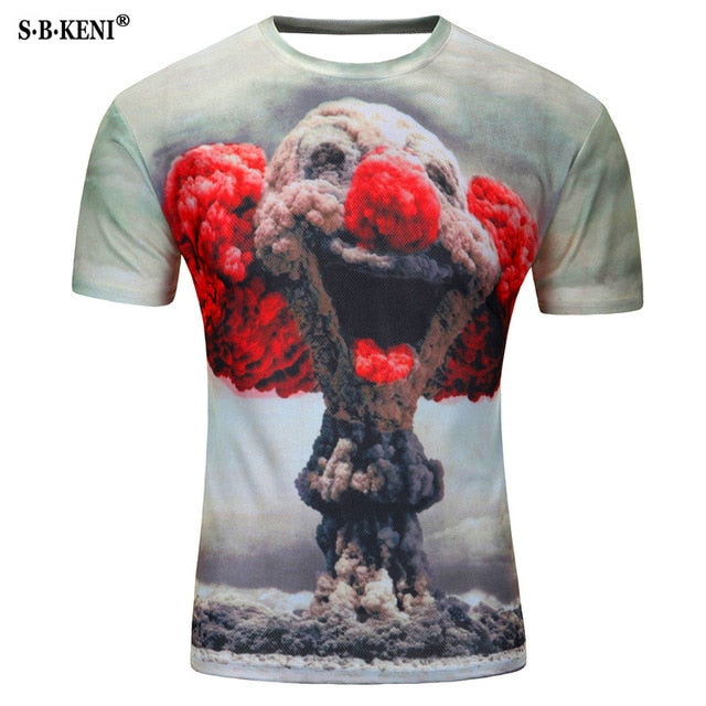 The New t shirts Fashion 3D t shirt With Print Design of vertigo tshirt Male Loose Streetwear t shirt men Tops Men's t-shirt