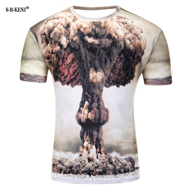 The New t shirts Fashion 3D t shirt With Print Design of vertigo tshirt Male Loose Streetwear t shirt men Tops Men's t-shirt