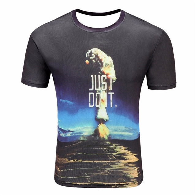 The New t shirts Fashion 3D t shirt With Print Design of vertigo tshirt Male Loose Streetwear t shirt men Tops Men's t-shirt