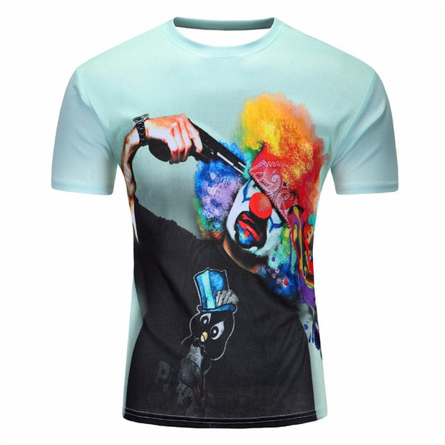 The New t shirts Fashion 3D t shirt With Print Design of vertigo tshirt Male Loose Streetwear t shirt men Tops Men's t-shirt