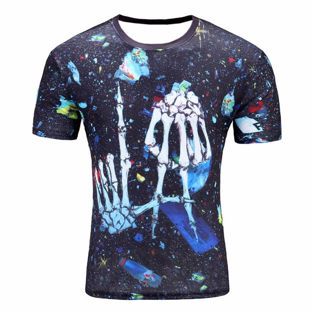 The New t shirts Fashion 3D t shirt With Print Design of vertigo tshirt Male Loose Streetwear t shirt men Tops Men's t-shirt