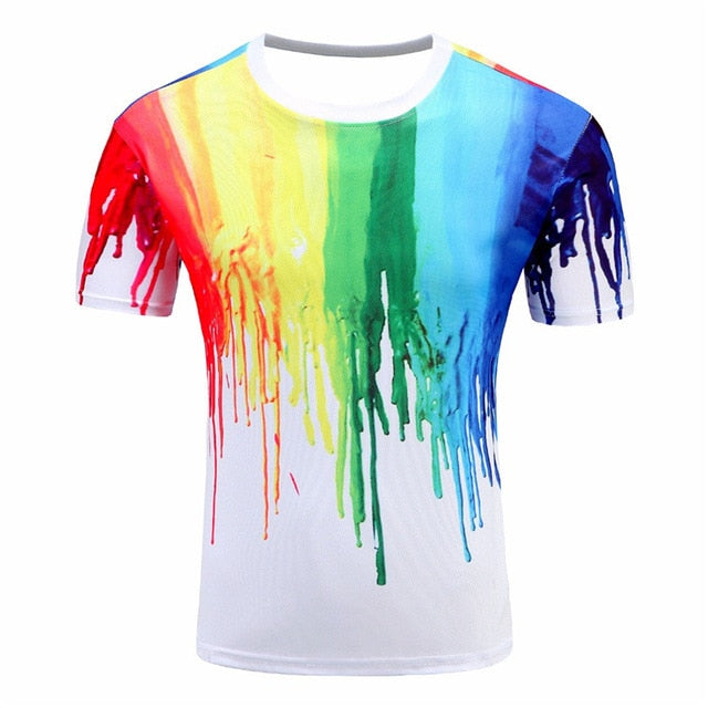 The New t shirts Fashion 3D t shirt With Print Design of vertigo tshirt Male Loose Streetwear t shirt men Tops Men's t-shirt