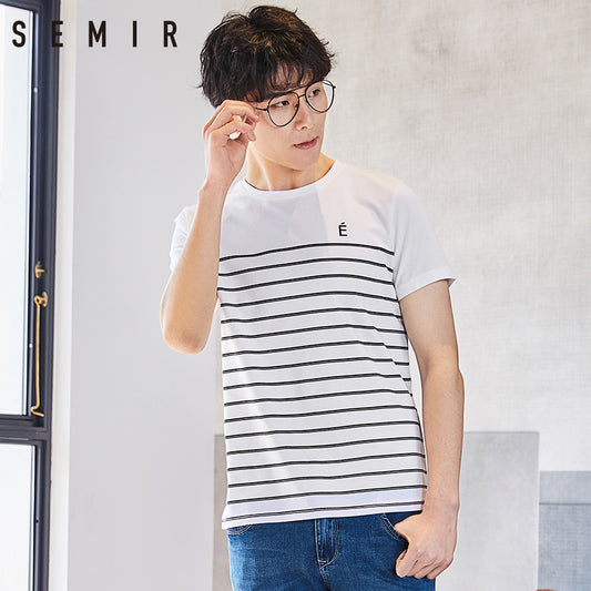 SEMIR T-shirt man 2018 summer o collar short sleeve T-shirt men