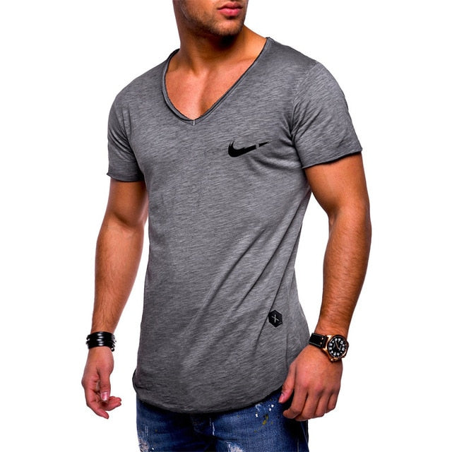 Newest 2019 Summer Men T-shirt Fashion Brand Logo Print Cotton T shirt Men Trend Casual Short sleeve Tshirt Tops tee