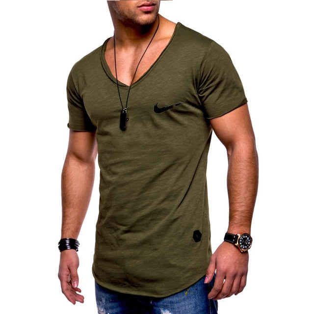 Newest 2019 Summer Men T-shirt Fashion Brand Logo Print Cotton T shirt Men Trend Casual Short sleeve Tshirt Tops tee