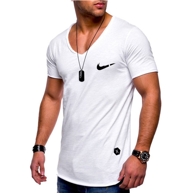 Newest 2019 Summer Men T-shirt Fashion Brand Logo Print Cotton T shirt Men Trend Casual Short sleeve Tshirt Tops tee