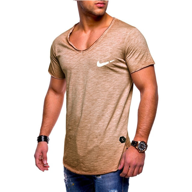 Newest 2019 Summer Men T-shirt Fashion Brand Logo Print Cotton T shirt Men Trend Casual Short sleeve Tshirt Tops tee