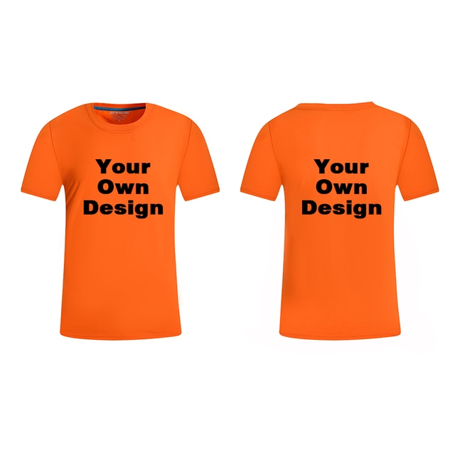 2019 Your OWN Design Brand Logo/Picture White Custom Men and women t-shirt Plus Size T Shirt Men Clothing