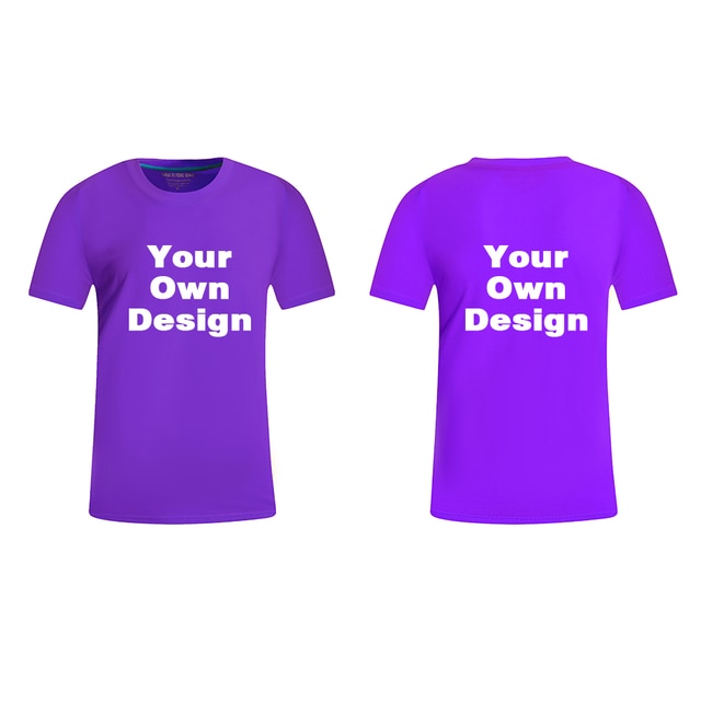 2019 Your OWN Design Brand Logo/Picture White Custom Men and women t-shirt Plus Size T Shirt Men Clothing