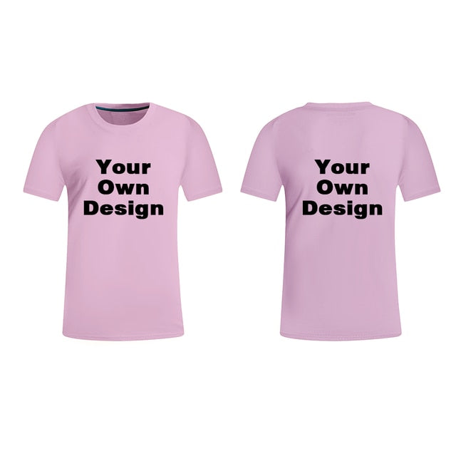 2019 Your OWN Design Brand Logo/Picture White Custom Men and women t-shirt Plus Size T Shirt Men Clothing