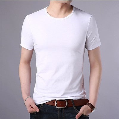 KOSMO MASA T Shirt Men Cotton 100 5XL O-neck Solid Short Summer Casual Men T-shirt White Funny Print Tshirt Men Plus Size MC0347