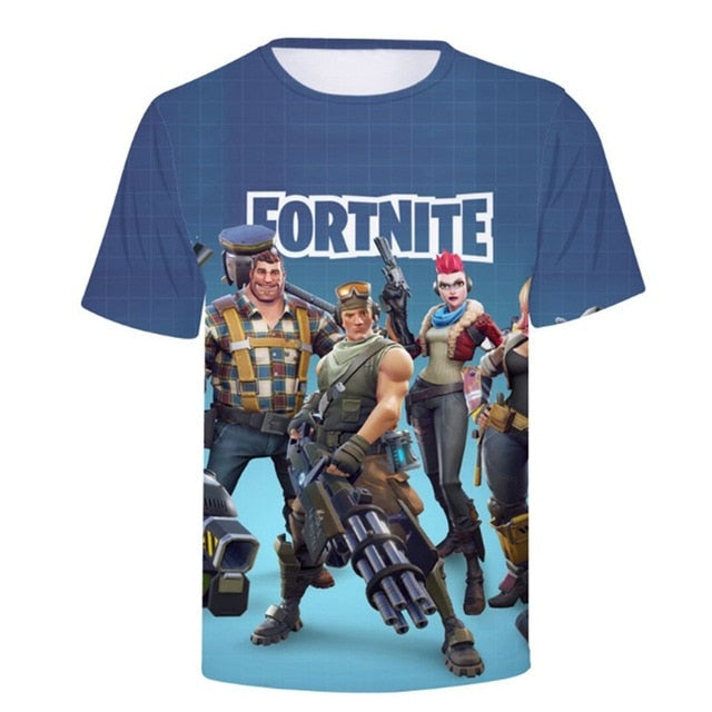 3D Print T Shirt Short Sleeve Tshirt Men Women Funny Tee Top Battle Royale t shirt men Fortnits Sweatshirt Shirts homme camiseta