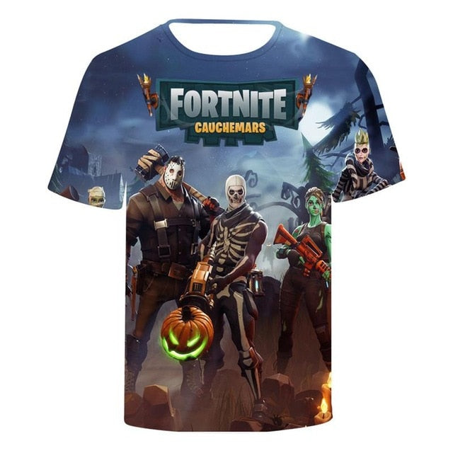 3D Print T Shirt Short Sleeve Tshirt Men Women Funny Tee Top Battle Royale t shirt men Fortnits Sweatshirt Shirts homme camiseta